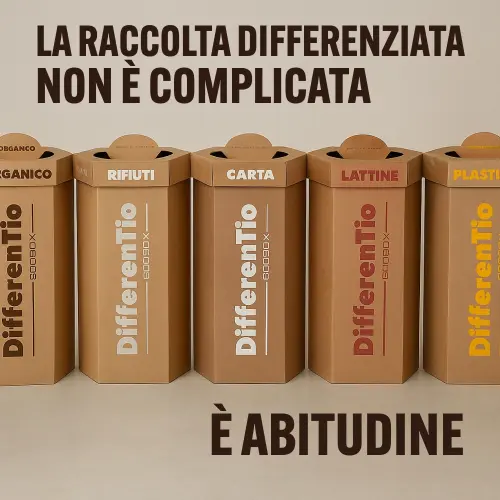 Quando conviene usare contenitori in cartone per la raccolta differenziata in ufficio e negli eventi?